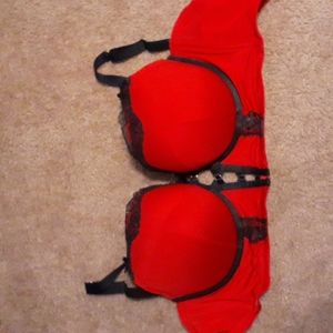 40DDD Boost Balconette Red Bra
